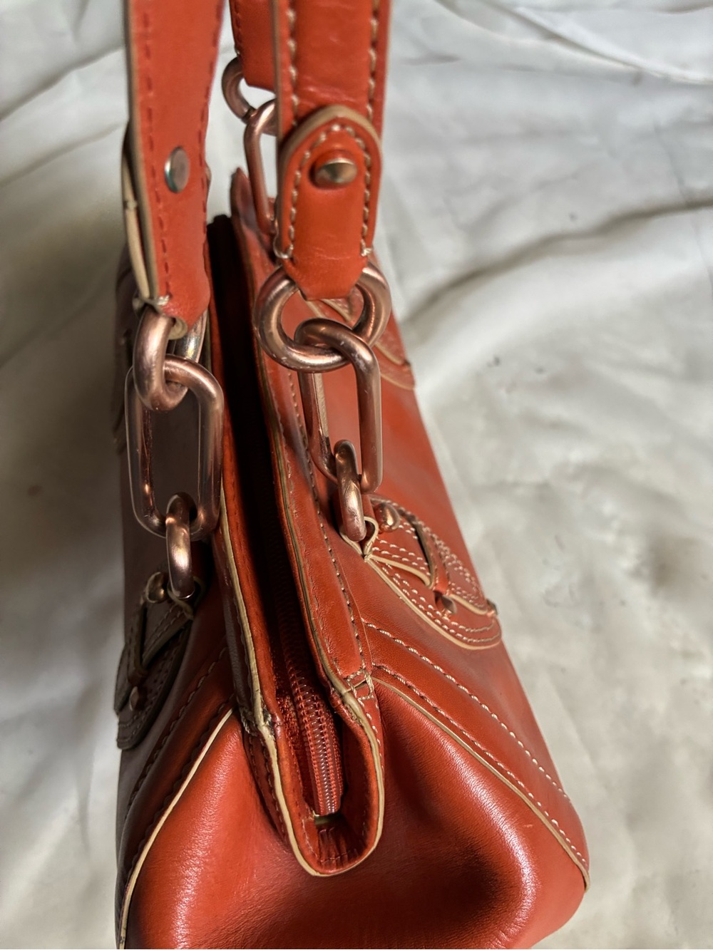 Cole Haan Leather Mini Shoulder Satchel - Picture 4 of 11